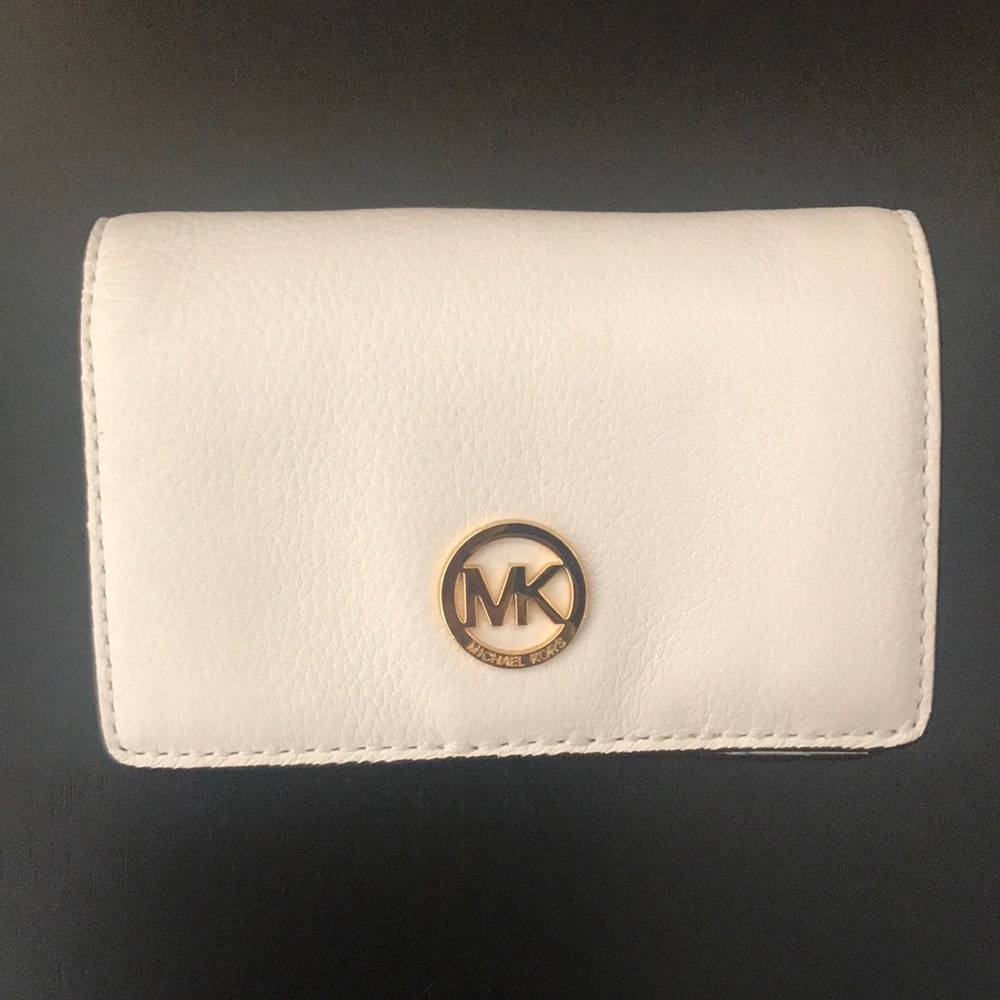 Michael Kors Small White Wallet